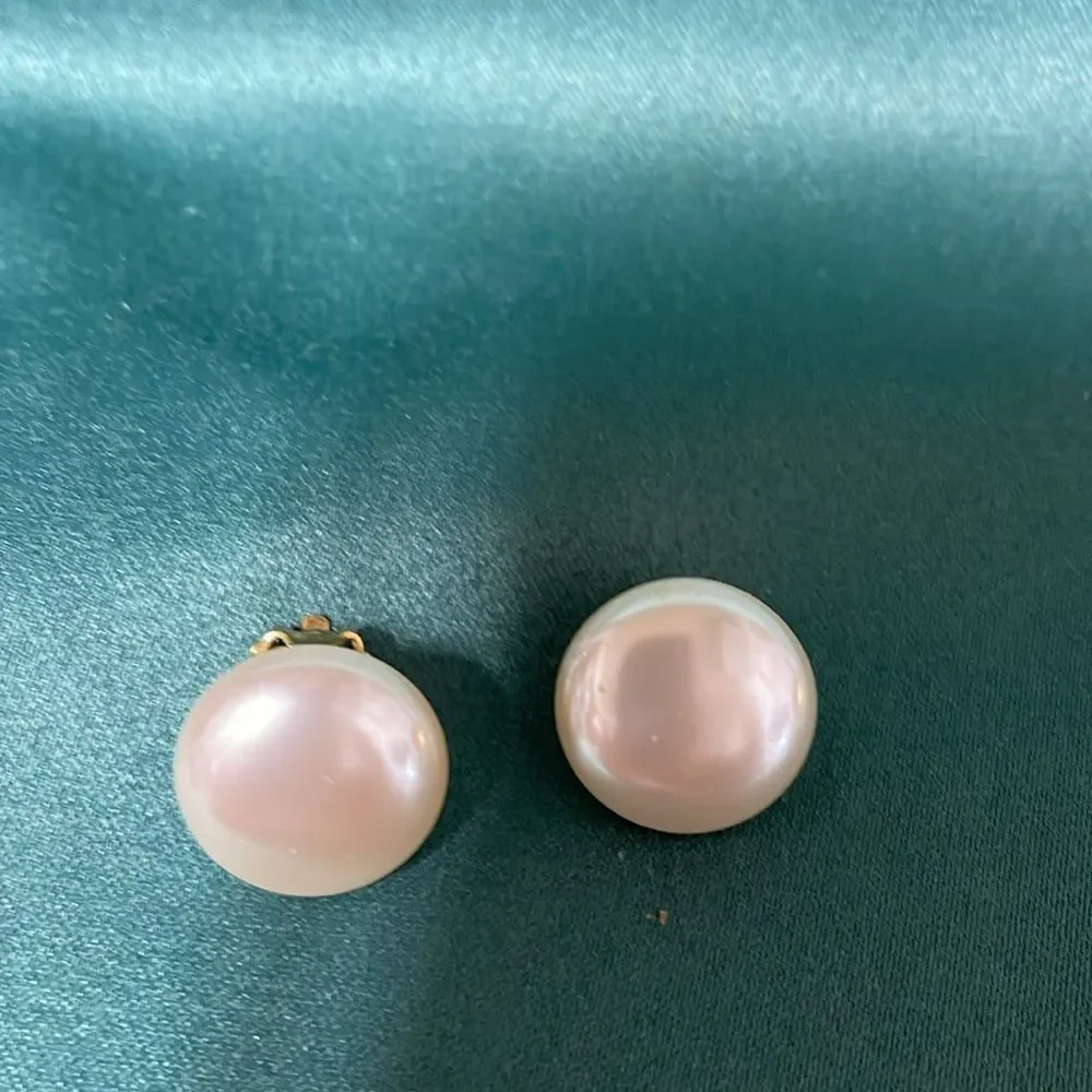 Vintage Elegant Pearl Clip-On Earrings